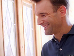 Horny honey, Bella Rolland is getting hammered harder than ever before, while her partner is working