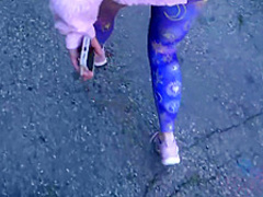 Charming blonde babe is horny and needs someone to fuck her dirty brains out, until she cums