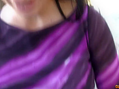 Rough pounding of a hot Latina milf