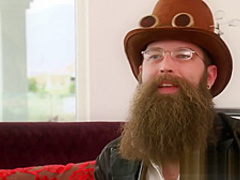 Amateur couple joining the swapping game