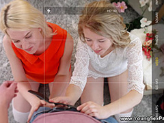 Young Sex Parties - Aurora Sky - Threesome sex with bisex teens