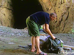 brunette on beach anal