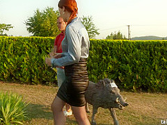 FullyClothedSex - Cum On Her Short Skirt