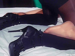 Jane And Tiffany Jane Stapon Fucks Her Girl In Shiny Pa