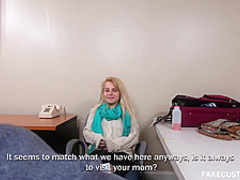 Skylar Valentine was tricked to take off her panties and suck dick before getting fucked