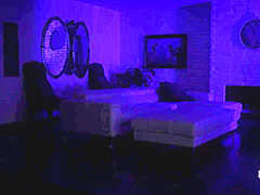 Angela White and Skye Blue are making love with each other, every once in a while