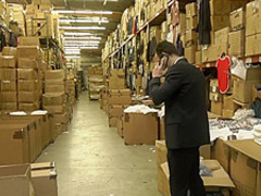 Examiner Caught Mature MILF and Fucked Bitch right in the Warehouse