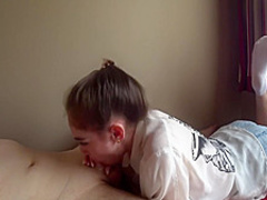 Amazing Blowjob and Throatpie - SladkiSlivki [4k]