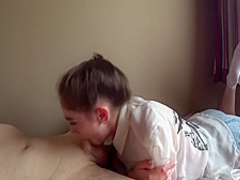 Amazing Blowjob and Throatpie - SladkiSlivki [4k]