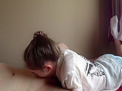 Amazing Blowjob and Throatpie - SladkiSlivki [4k]