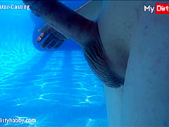 MyDirtyHobby - Busty teen gangbanged by old guys at the pool