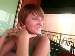 Sophie is eager to feel a stiff, black cock in her mouth, after getting hammered hard