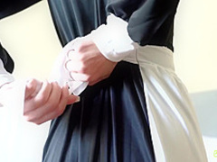 Emily Willis doesnt mind sharing her boyfriends dick with a hot blonde, every once in a while