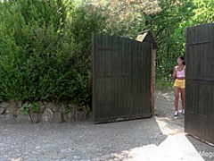 Lady Dee in Old-n-Young - Sun, garden, hard sex and orgasm