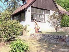 Lady Dee in Old-n-Young - Sun, garden, hard sex and orgasm