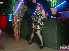 Plump Pin- Up Blonde With Big Boobs Is About To Get Fucked Hard, From The Back