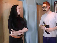 Dark Haired Babe, Nikita Got Tied Up Tight, And Gagged, Because It Excites Her A Lot