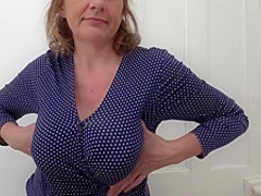 Big Breasted Housewife Lorna Blu Playing With Her Toy