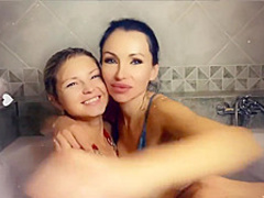 Gina Gerson And Sasha Rose Backstage