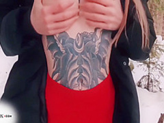 Student Outside Blowjob Cock And Doggystyle Sex In The Forest