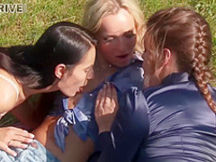 Goldenshowerpower - Three Piss Bitches On A Mission with Lexi Dona