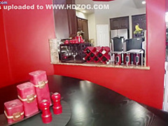 Blue- Eyed Blonde With Pigtails Is Sucking Her Lovers Fat Dick And Getting It Inside Her