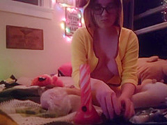 Little Pokemon Pikachu Slut Smokes Bong And Fingers Herself