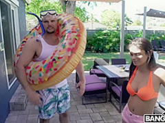 Joclyn Stone in Doggy Style At The Doggie Door Behind The Scenes