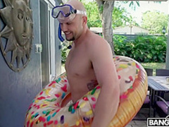 Joclyn Stone in Doggy Style At The Doggie Door Behind The Scenes