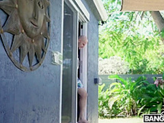 Joclyn Stone in Doggy Style At The Doggie Door Behind The Scenes