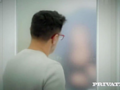 Nelly Kent Gets Slammed In Her Mouth & Pussy!