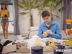 Nelly Kent Gets Slammed In Her Mouth & Pussy!