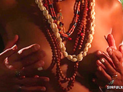 Ebony Gets Wild In The Jungle With Angelo Godshack