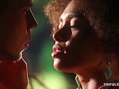 Ebony Gets Wild In The Jungle With Angelo Godshack