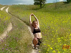 Masturbation On Meadow