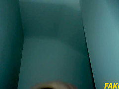 Afina Kisser In Stairwell Orgasms for Russian Blonde